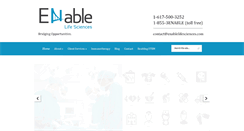 Desktop Screenshot of enablelifesciences.com